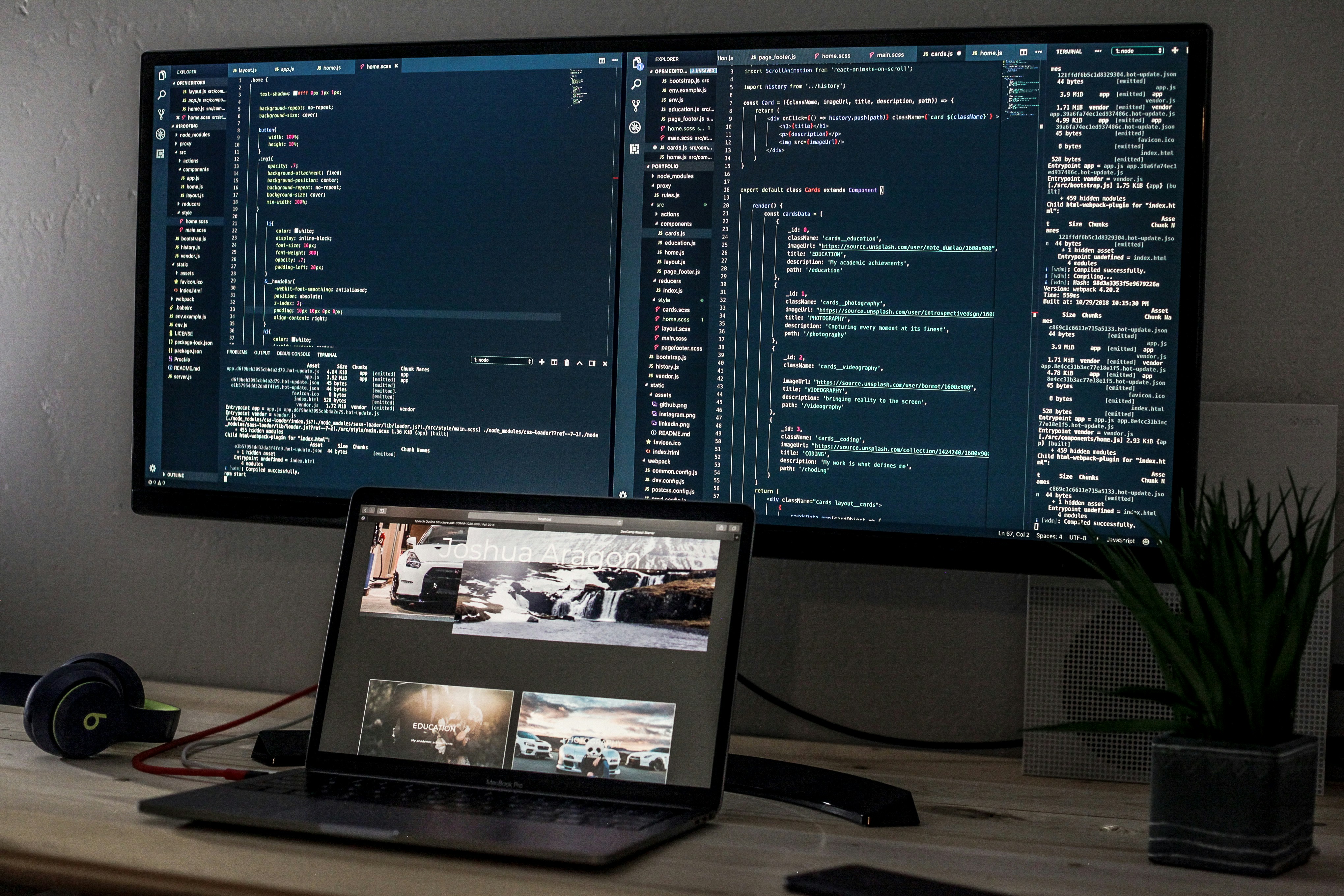 Image of website